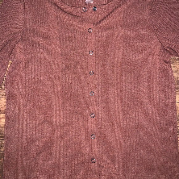 Brown American Eagle Button Down - Picture 3 of 4